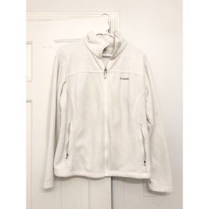 White Columbia fleece